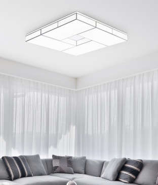 실키 직사각 8등 240W 국산LED거실등