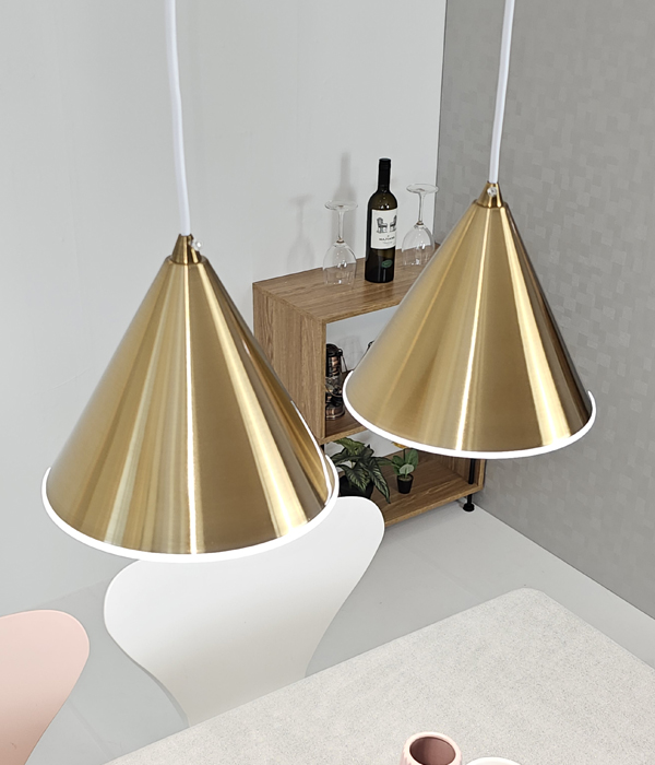 라일스 2등 주방식탁등 펜던트조명 갓조명 인테리어식탁등 (대/소)