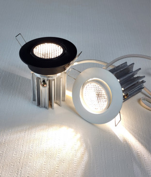 LED COB 샤이 매입 허니컴형 타공 75mm, 매입조명 (20W 블랙 화이트)