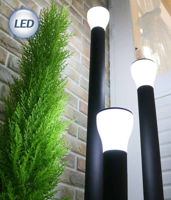 사하라 잔디등, 정원등, 야외조명 (블랙) (소 중 대 LED MR16 220V 전용)