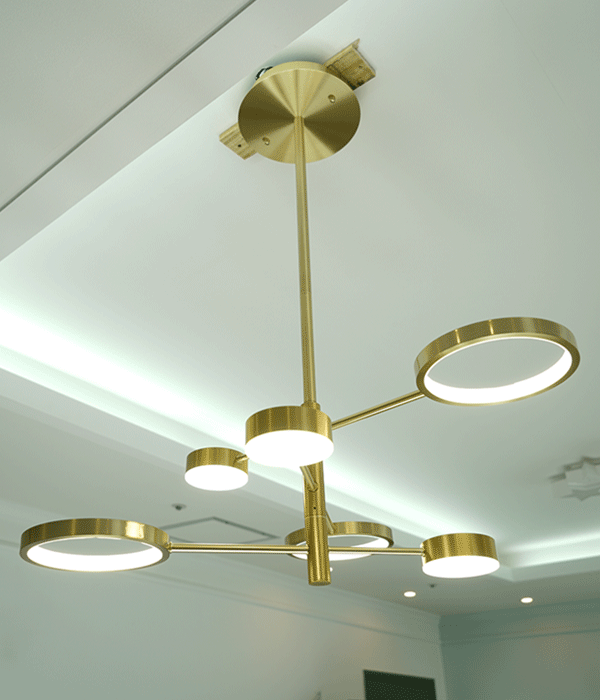 밀키웨이 펜던트조명 식탁등 30W 골드