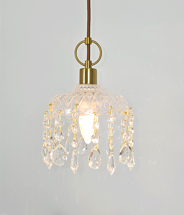 샤인드 1등 크리스탈전등 주방식탁조명 펜던트전등