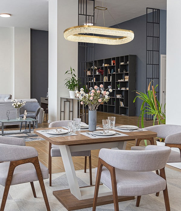 비스로 크리스탈 펜던트 식탁조명 LED 40W